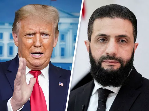 ترامپ قاتار زىيارىتىدىن ئىلگىرى سۈرىيە پىرېزىدېنتى ئەھمەد شارا (شەرئ) بىلەن كۆرۈشىدۇ